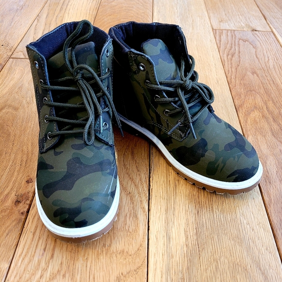 Camo combat boots - Picture 1 of 5